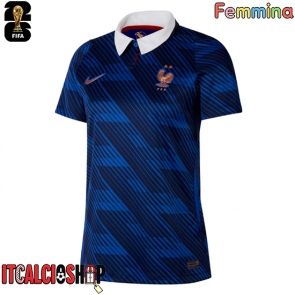 Francia Prima Maglia Femmina Mondiali 2026 Manica Corta